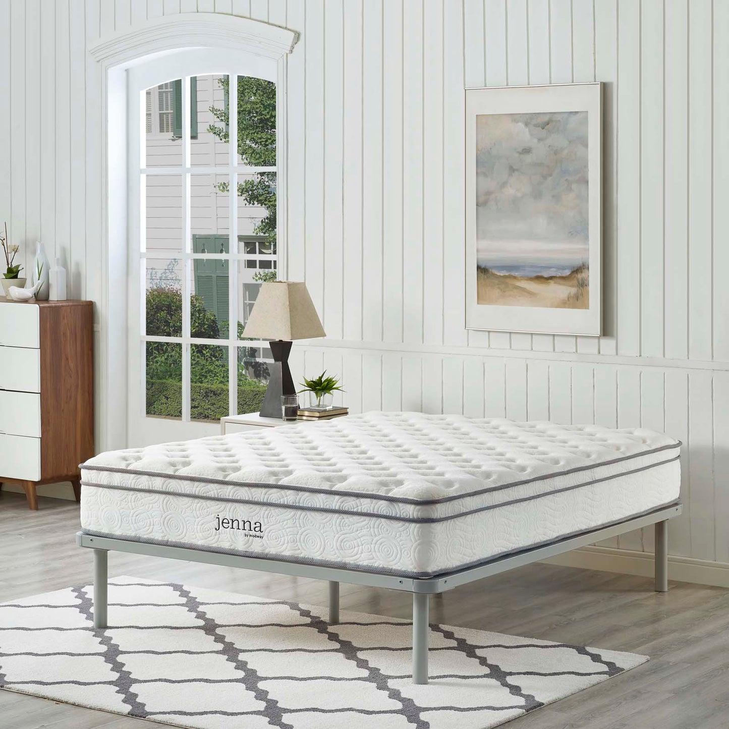 Jenna 10" Innerspring and Foam Full Mattress by Modway