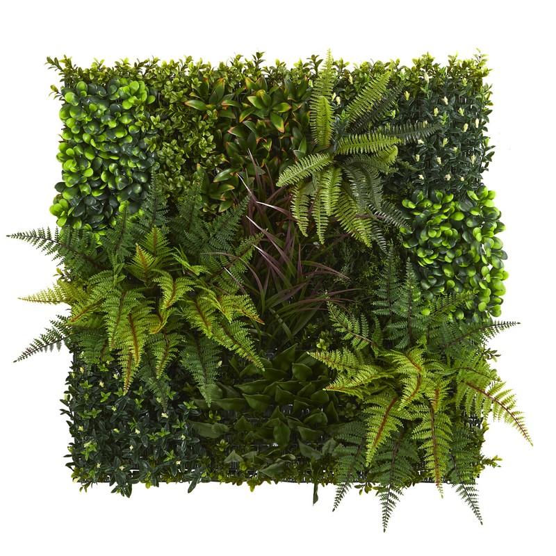 29" x 29" Artificial Living Wall UV Resistant (Indoor/Outdoor)