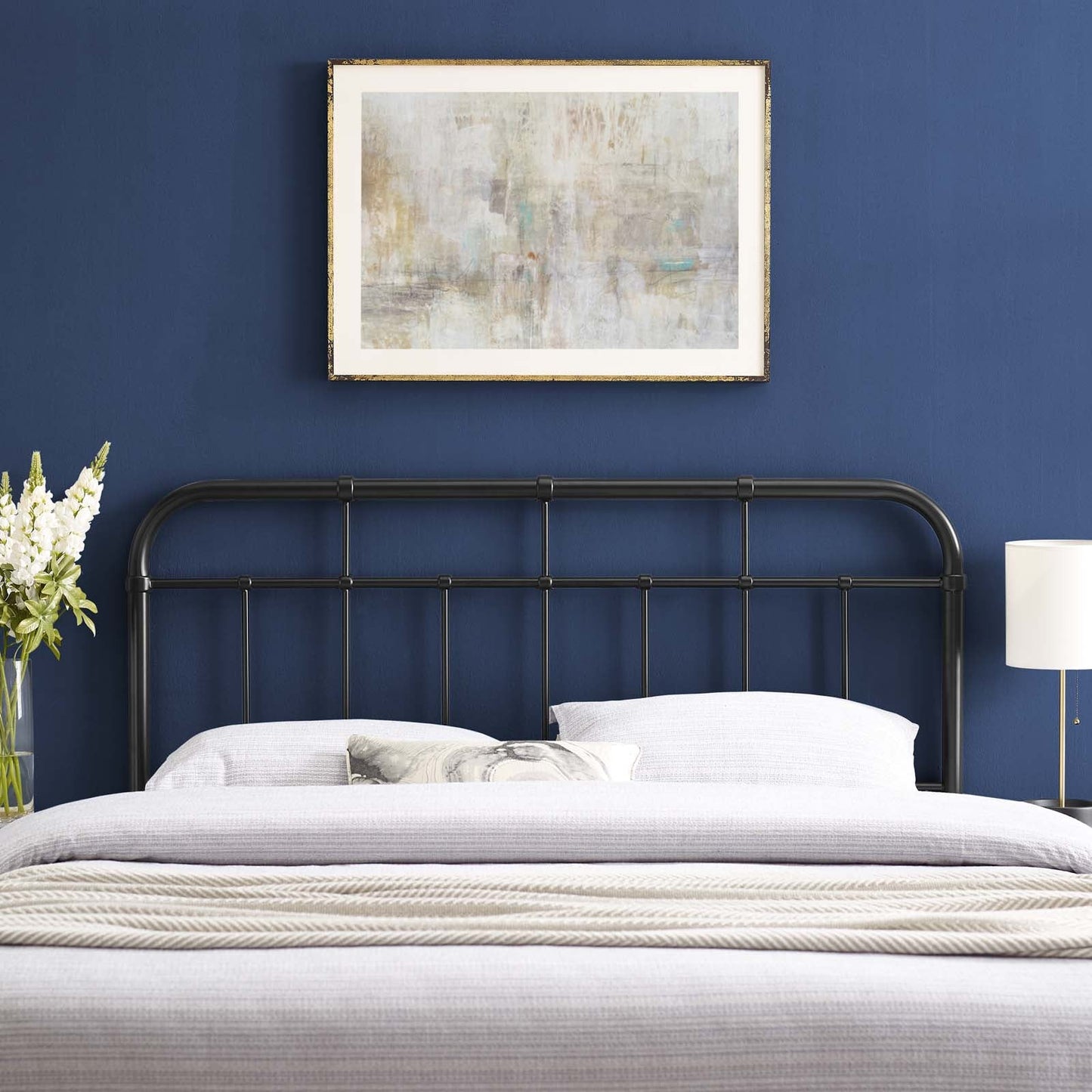 Alessia Metal Twin Headboard by Modway