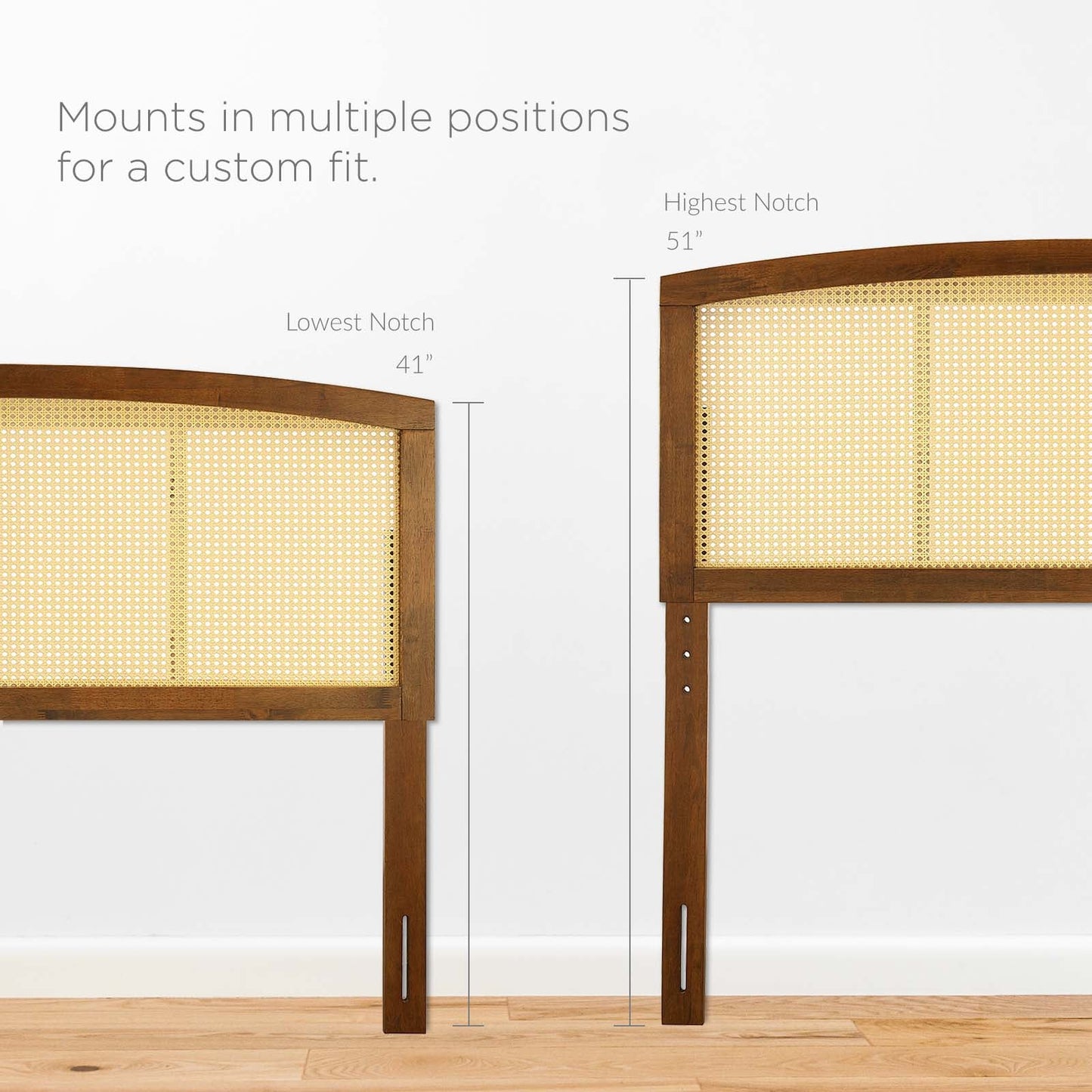 Halcyon Cane King Headboard by Modway