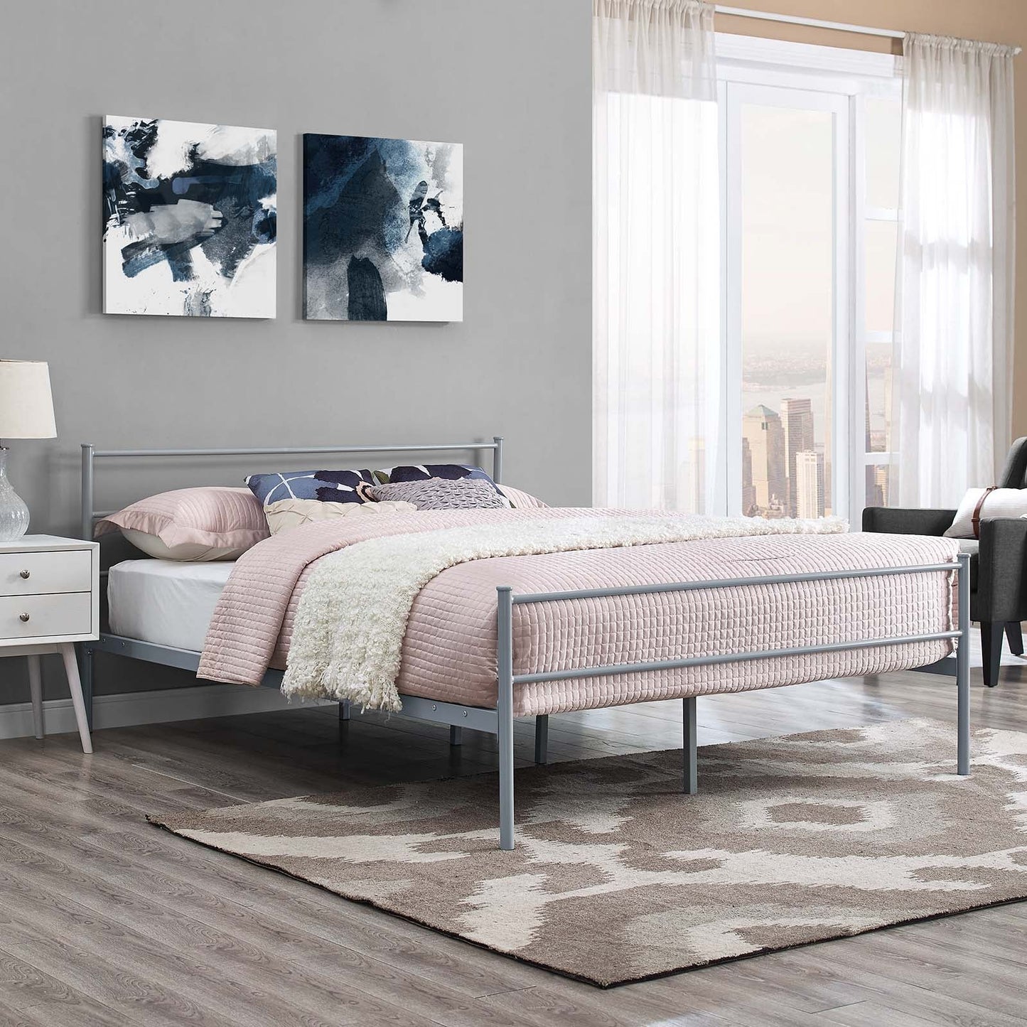 Alina Platform Full Bed Frame by Modway
