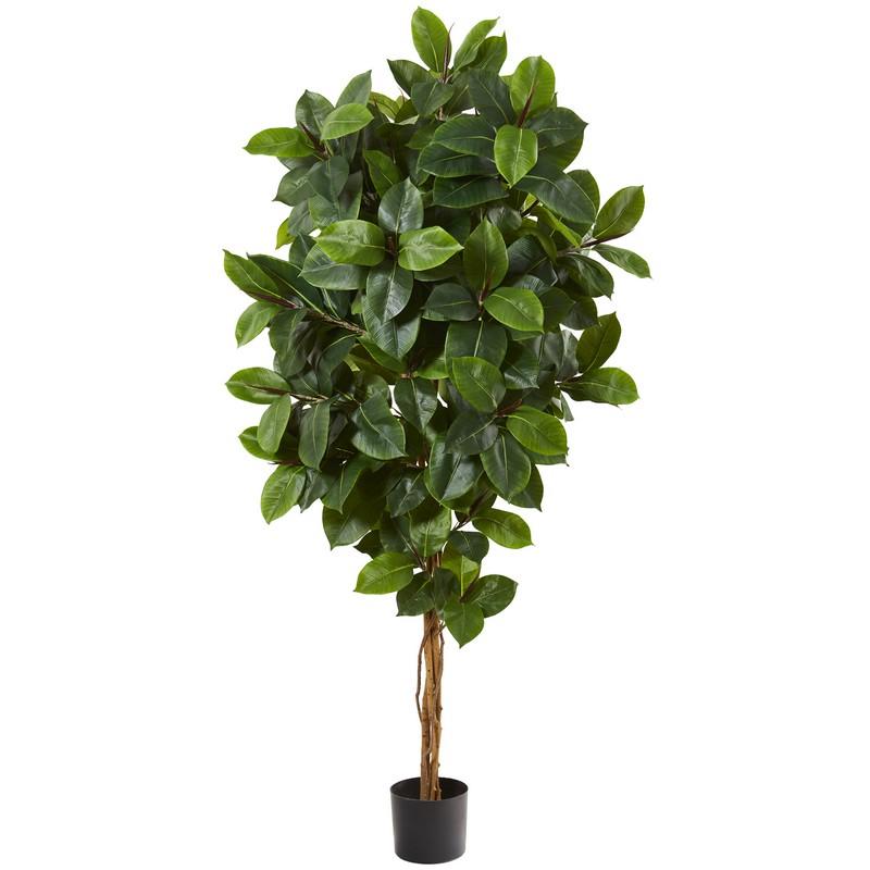 68" Rubber Leaf Artificial Tree