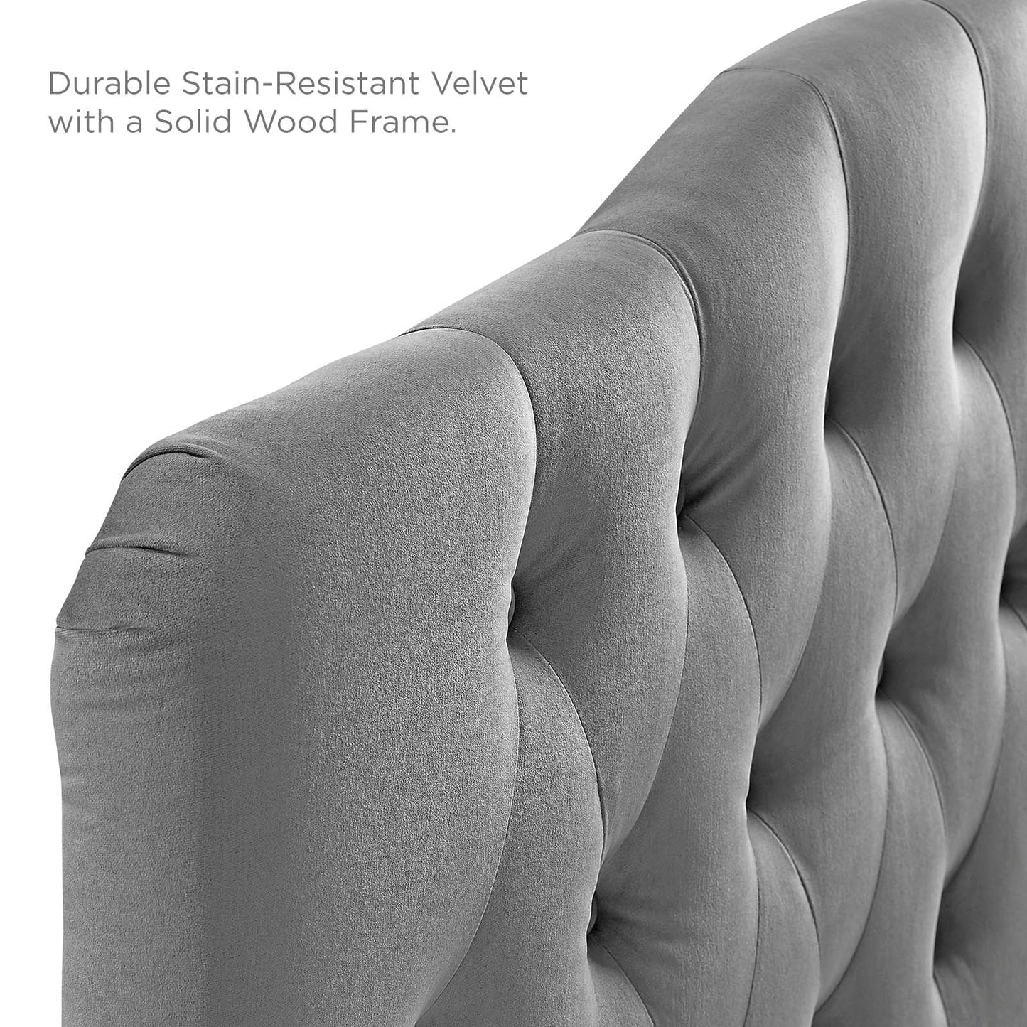 Annabel Diamond Tufted Performance Velvet Queen Headboard by Modway