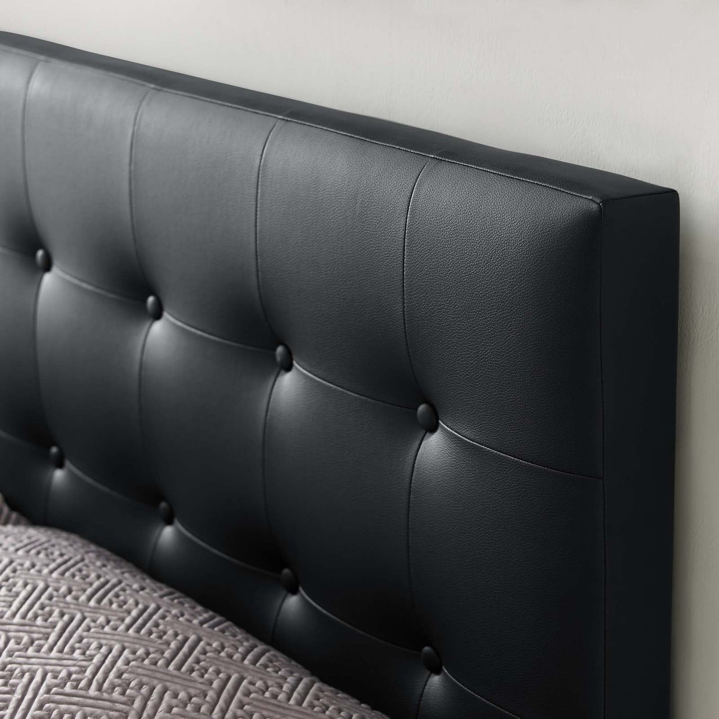 Emily Upholstered Vinyl Queen Headboard by Modway
