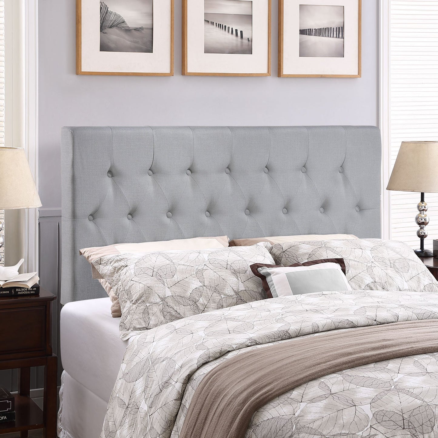 Clique Upholstered Fabric Queen Headboard by Modway