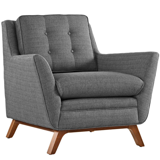 Beguile 2 Piece Upholstered Fabric Living Room Set by Modway