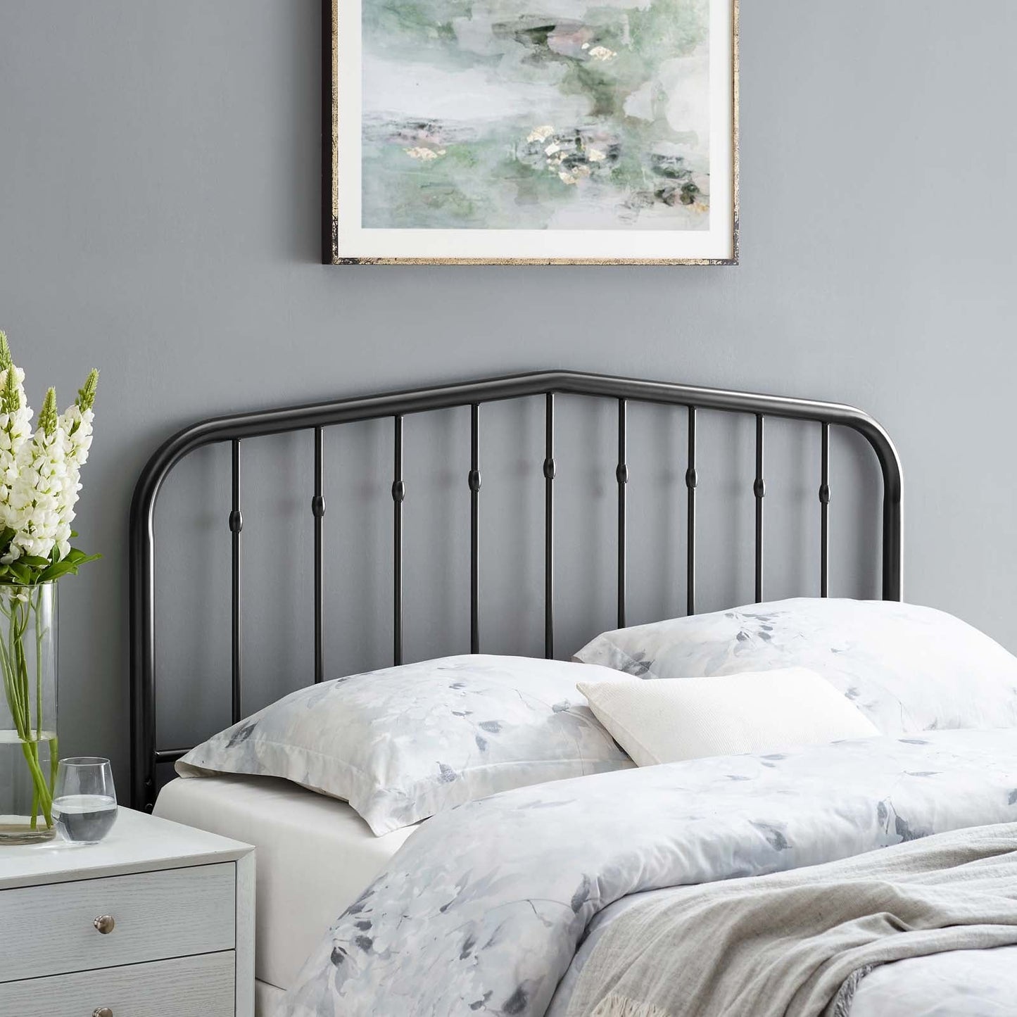 Lennon Metal Twin Headboard by Modway