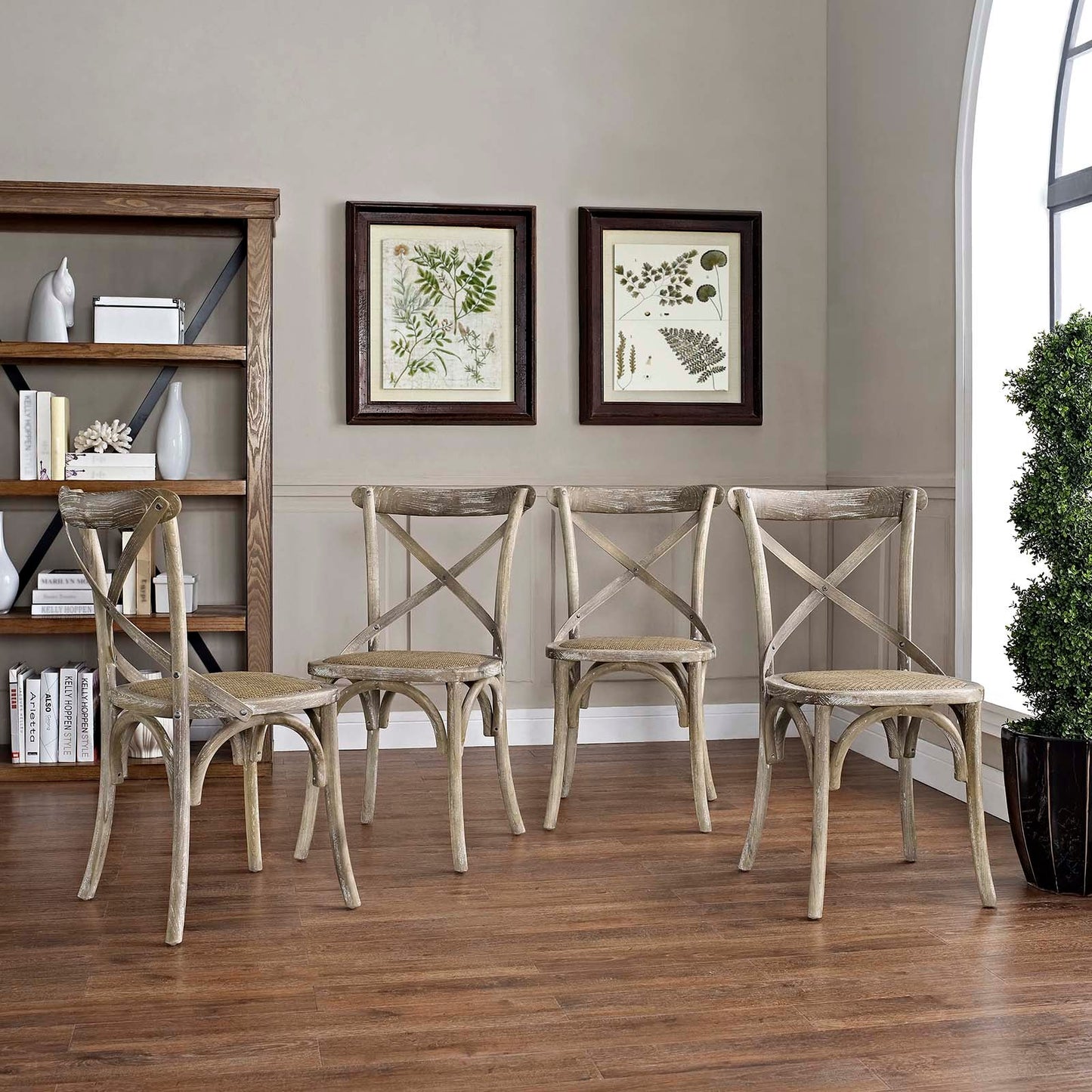 Gear Dining Side Chair Set of 4 by Modway