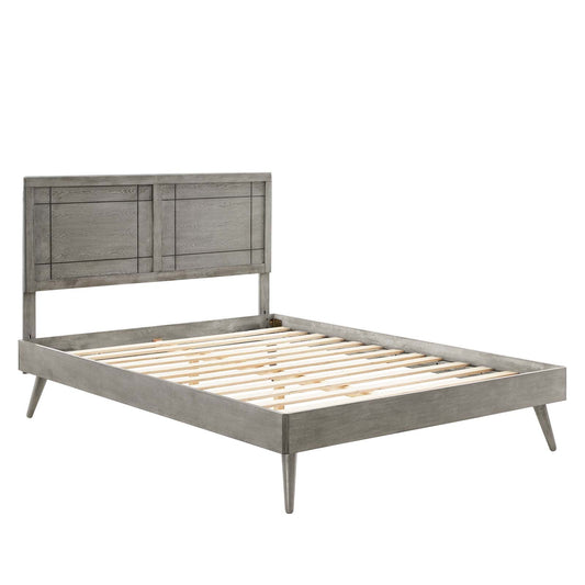 Marlee Wood Queen Platform Bed With Splayed Legs by Modway