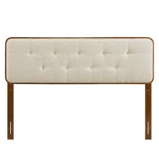 Collins Tufted Fabric and Wood Full Headboard by Modway