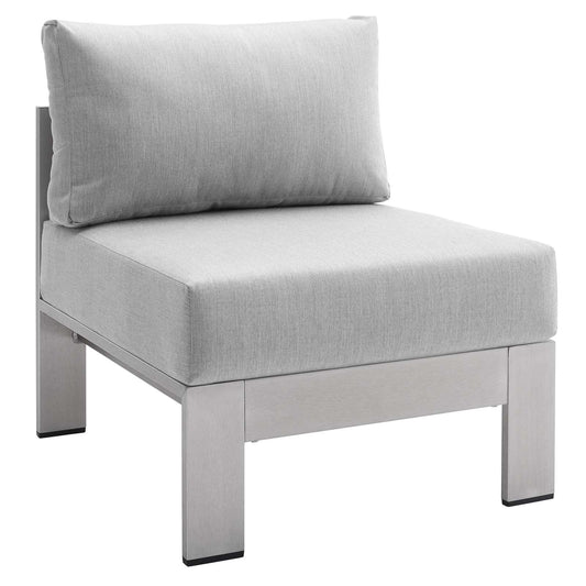 Shore 3 Piece Sunbrella¨ Fabric Outdoor Patio Aluminum Set by Modway