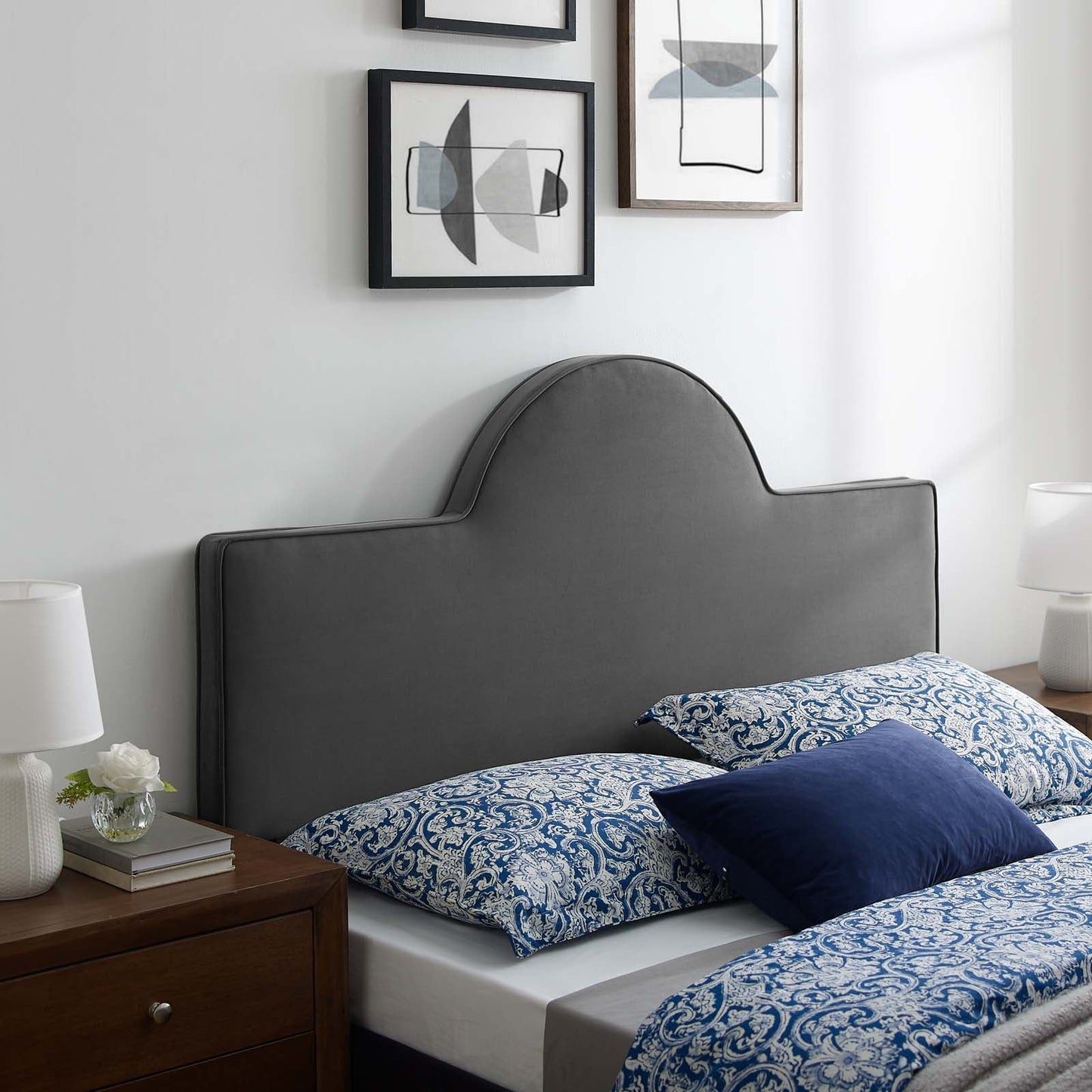 Dawn Performance Velvet Full/Queen Headboard by Modway