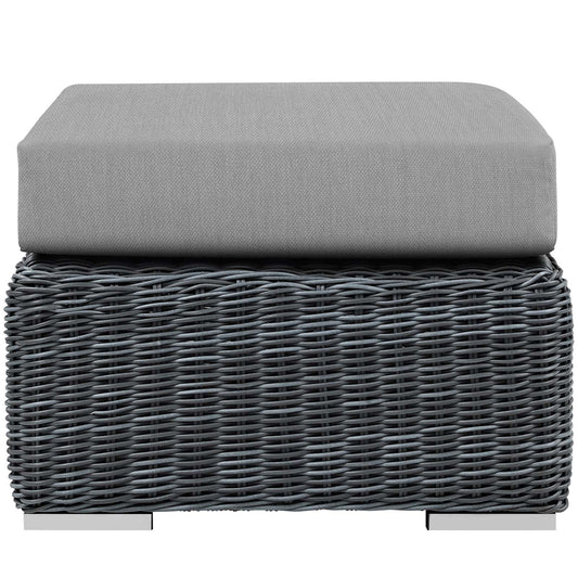 Summon Outdoor Patio Sunbrella¨ Ottoman by Modway