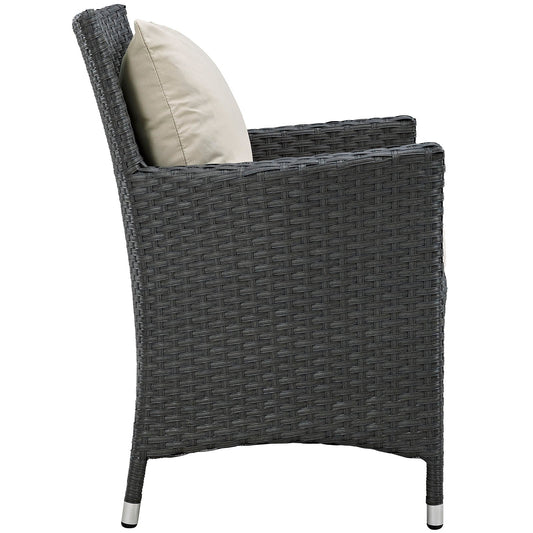Sojourn Dining Outdoor Patio Sunbrella¨ Armchair by Modway