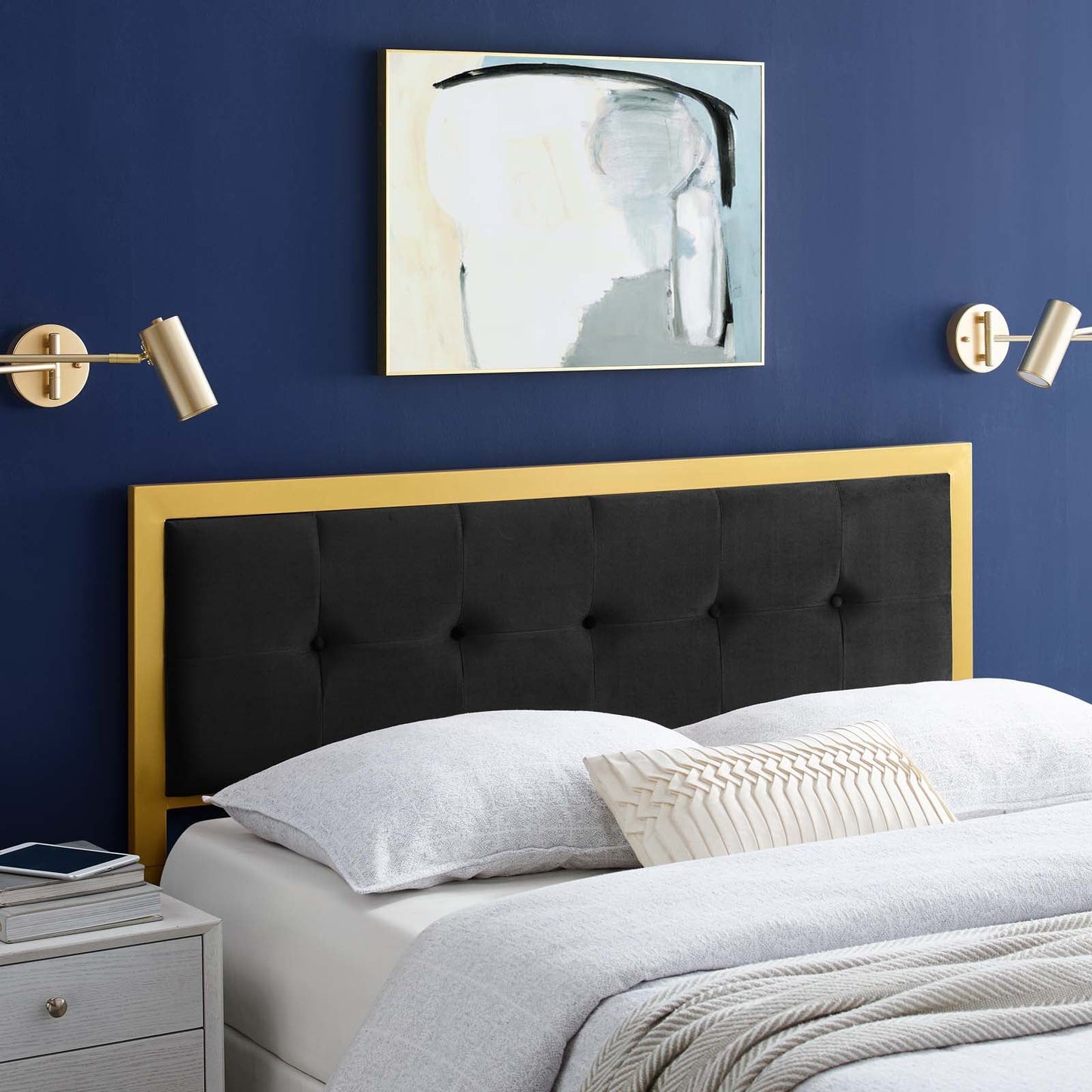Teagan Tufted Performance Velvet Full Headboard by Modway