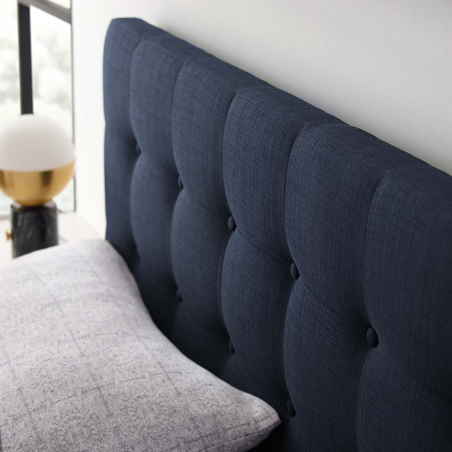 Emily Upholstered Fabric Queen Headboard by Modway