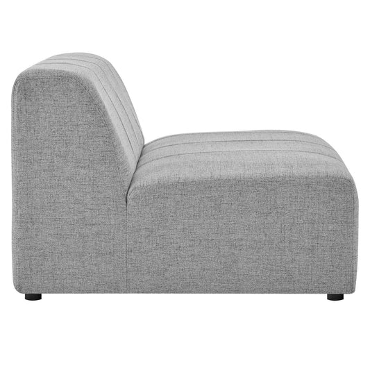 Bartlett Upholstered Fabric Armless Chair by Modway