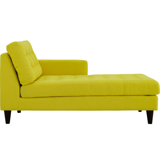 Empress Right-Arm Upholstered Fabric Chaise by Modway