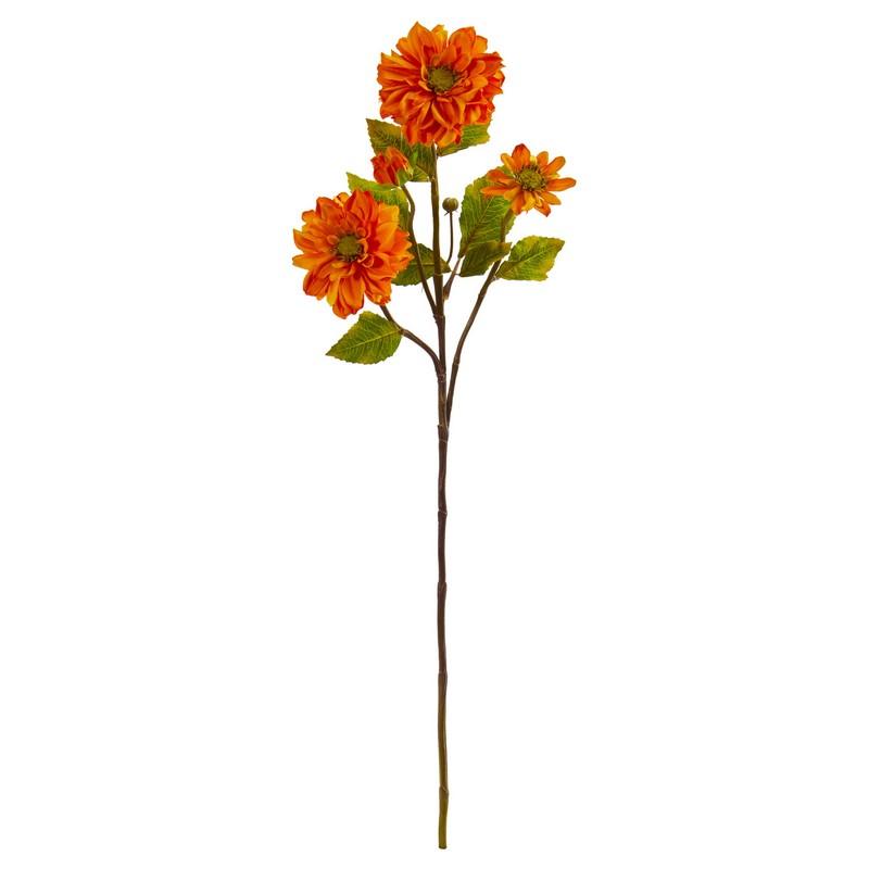 30" Zinnia Artificial Flower (Set of 6)