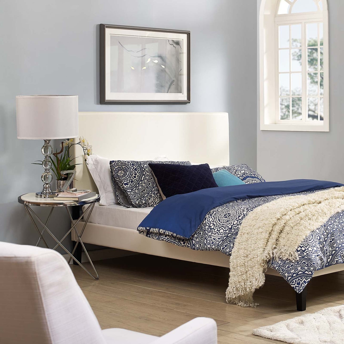 Taylor Upholstered Faux Leather King and California King Headboard by Modway