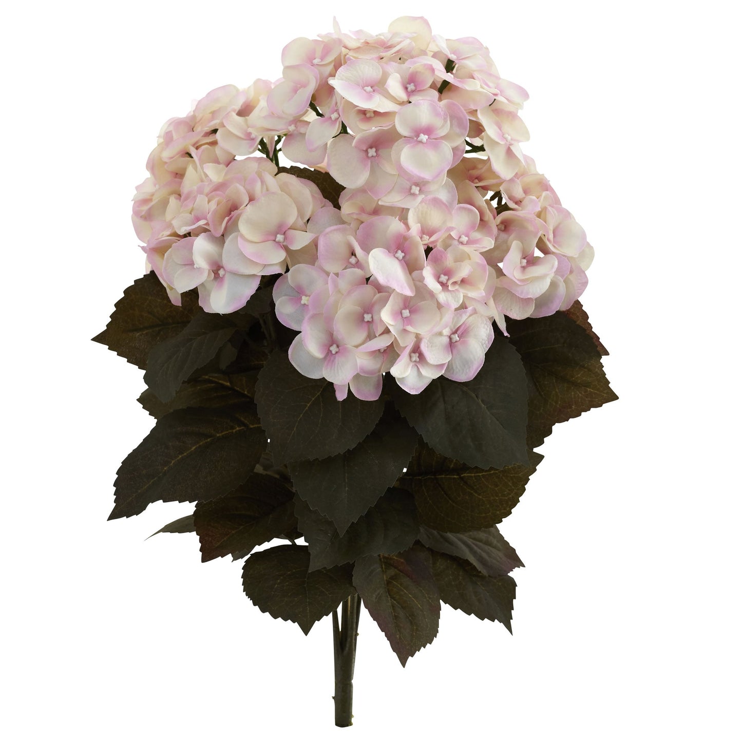 11" Rose Artificial Arrangement in Glass Vase (Set of 2)