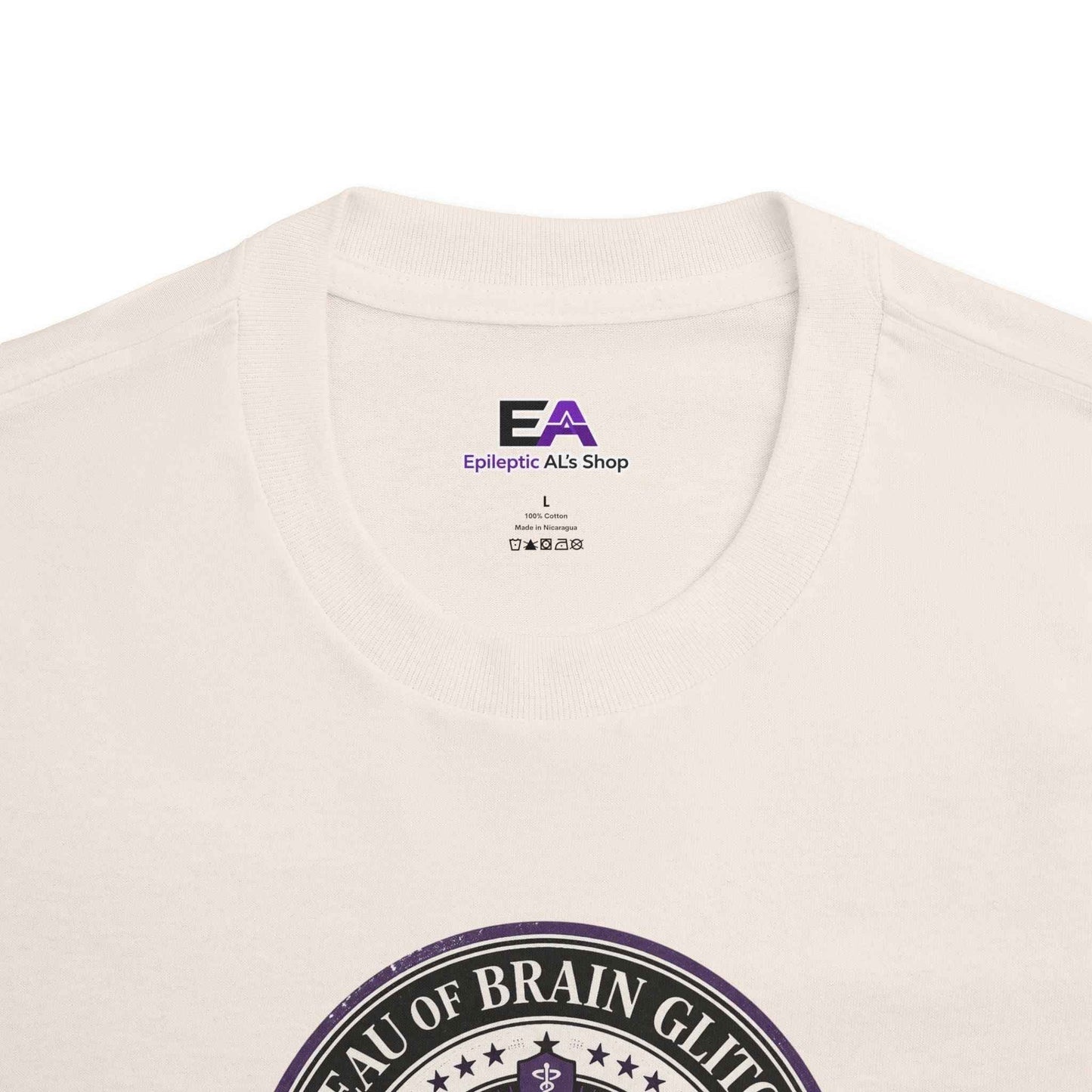 Bureau of Brain Glitches Tee – Power Surges Likely – Epilepsy Awareness Shirt