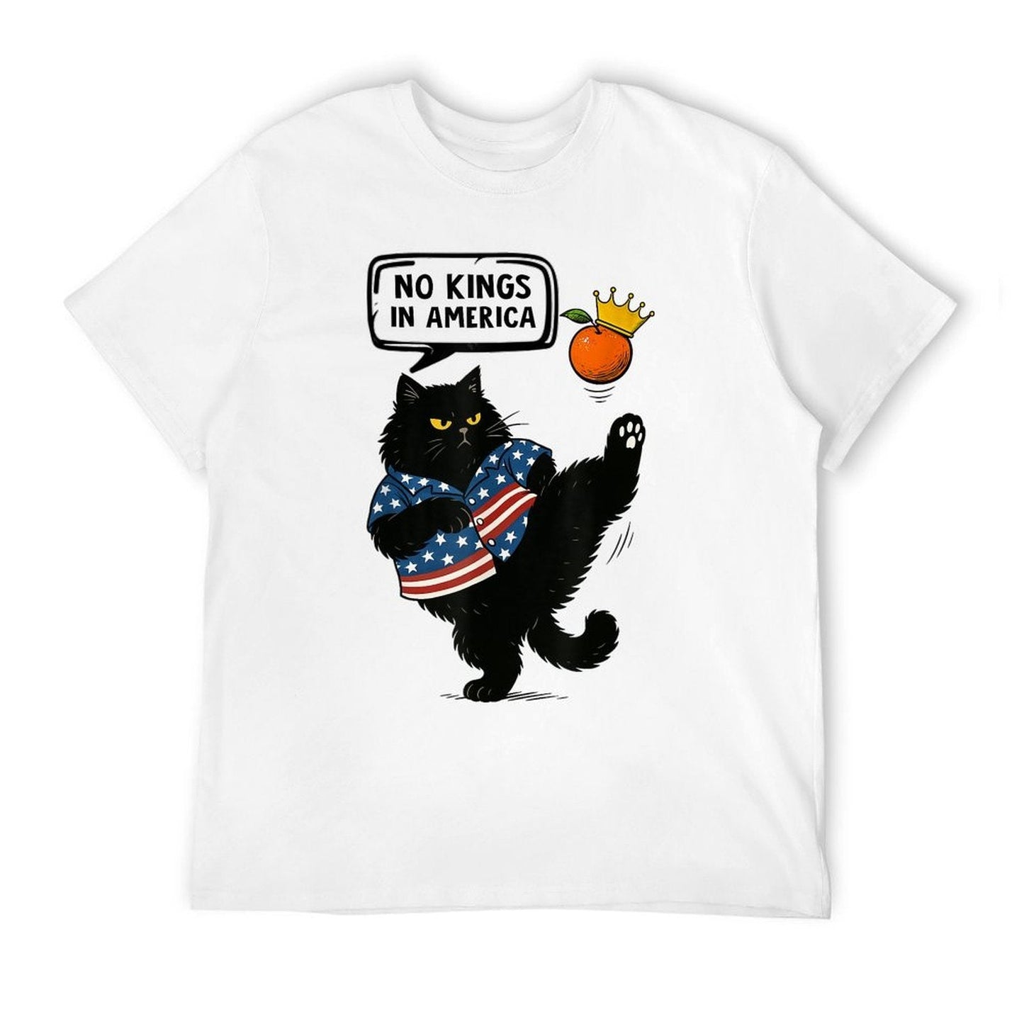 No King Lives Here No Kings in America Since 1776 Comfortable T-Shirt