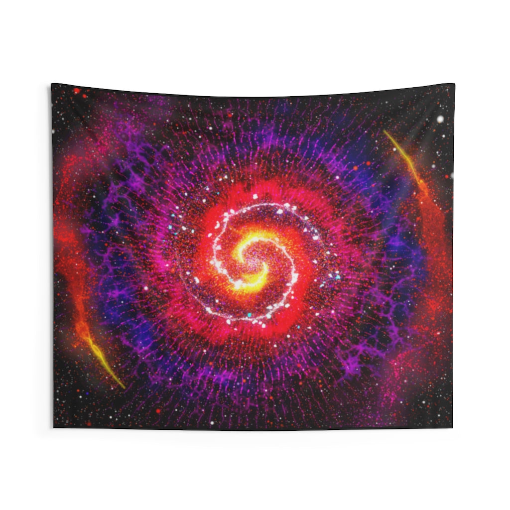 Inferno Vortex Galaxy Tapestry