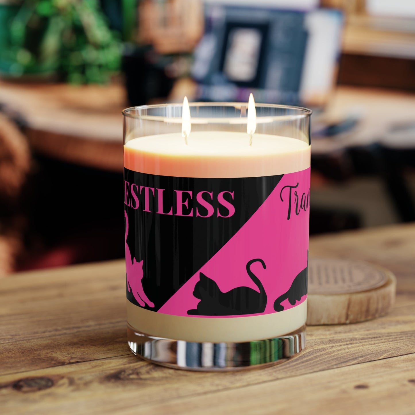 Restless Tranquility โ Cat-Themed Scented Candle