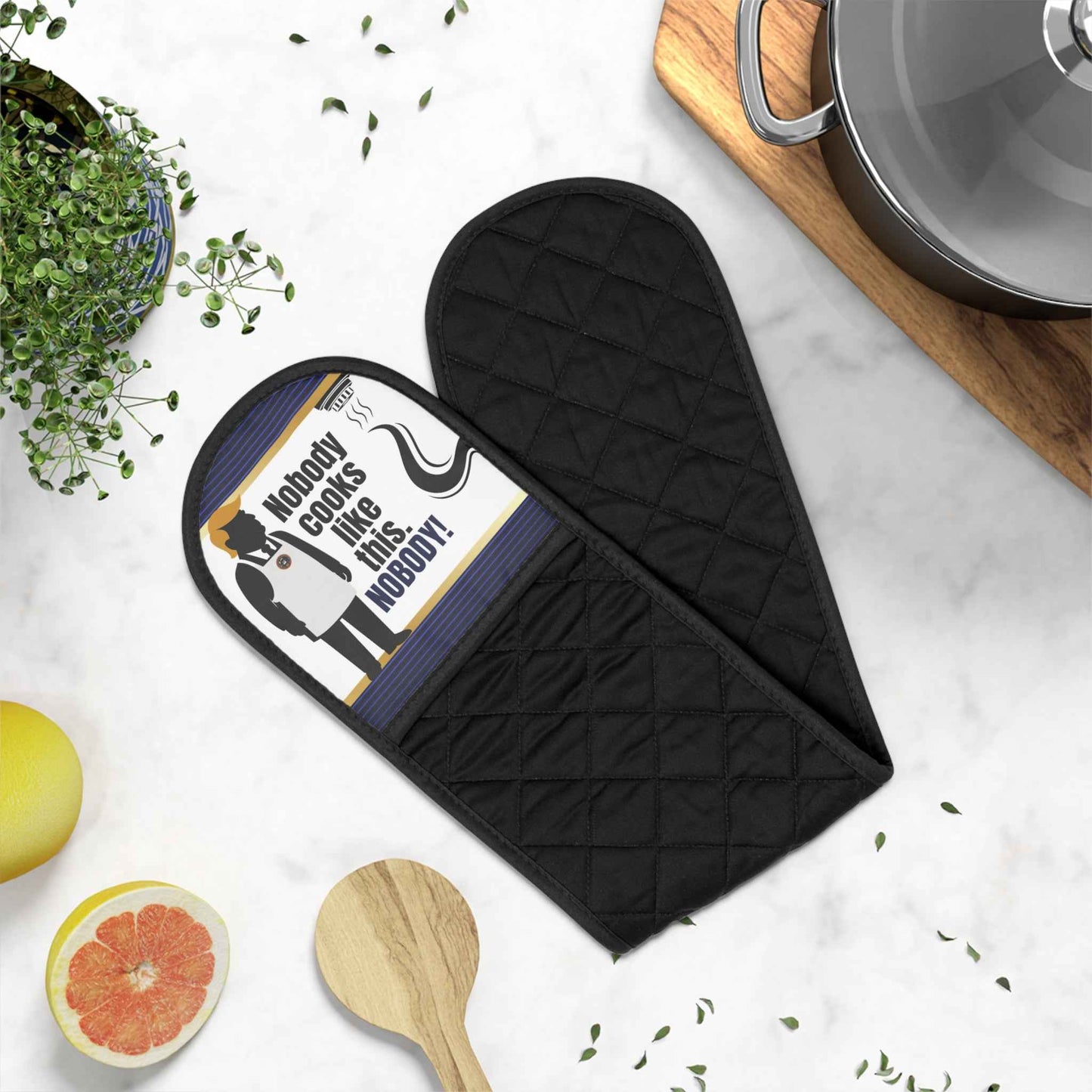 “Emergency Culinary Situation” Political Parody Oven Mitt