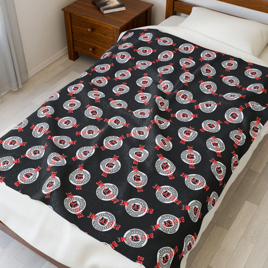“Believe Me” Official Seal Velveteen Blanket – Political Parody Throw
