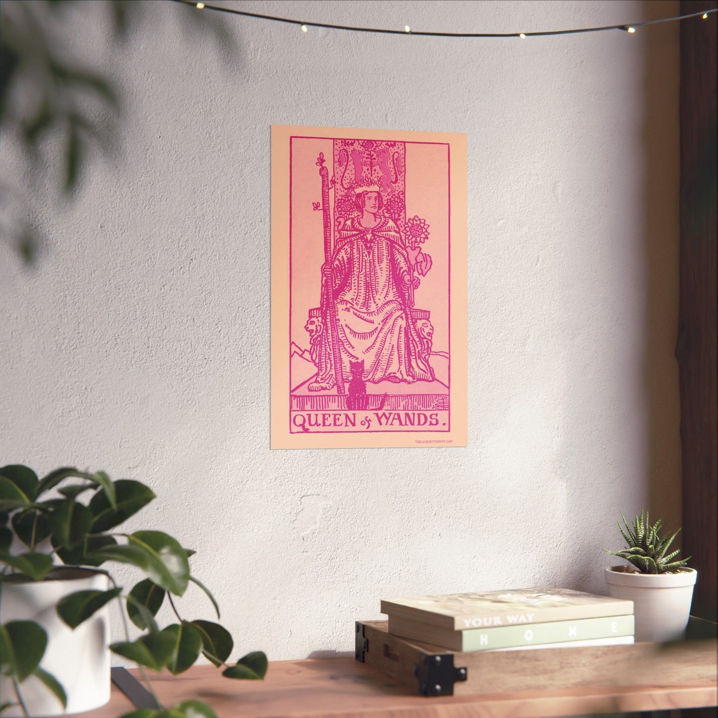 Queen of Wands Tarot Card Poster by The Love Witch