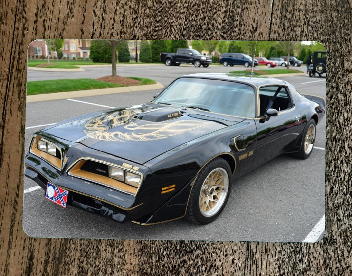 Smokey and the Bandit Burt Reynolds Car 1977 Firebird 8x12 Metal Wall Action Western Movie Poster Car Sign