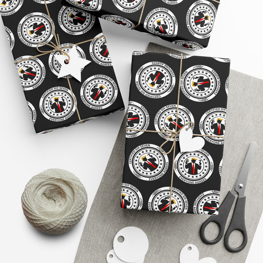Certified Six-Seven Gift Wrap Paper (Political Parody)