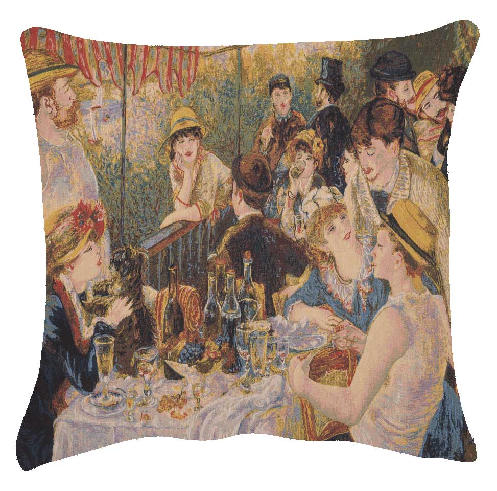 Luncheon Of The Boating Party I European Cushion Covers