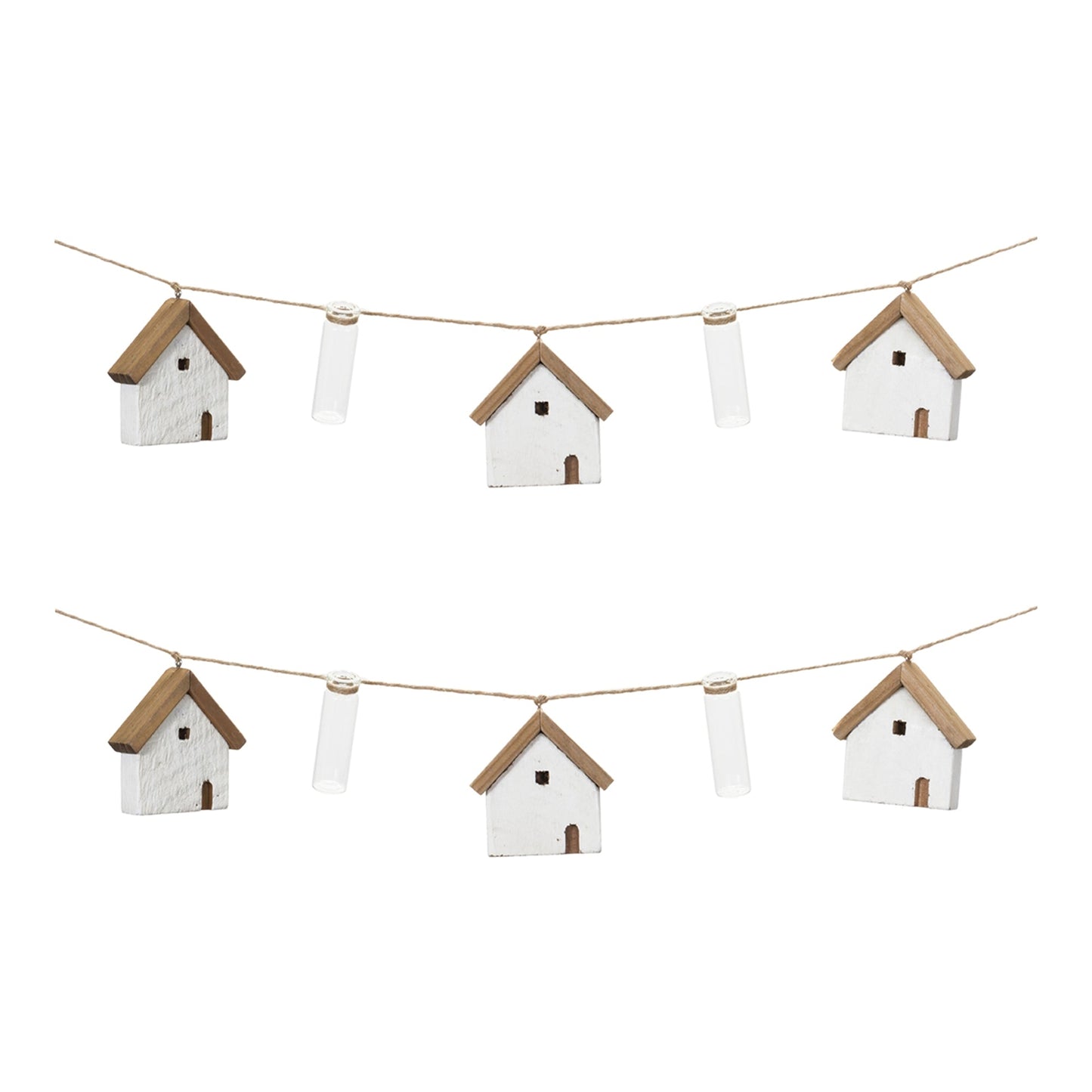 House and Tube Vase String Garland (Set of 2)