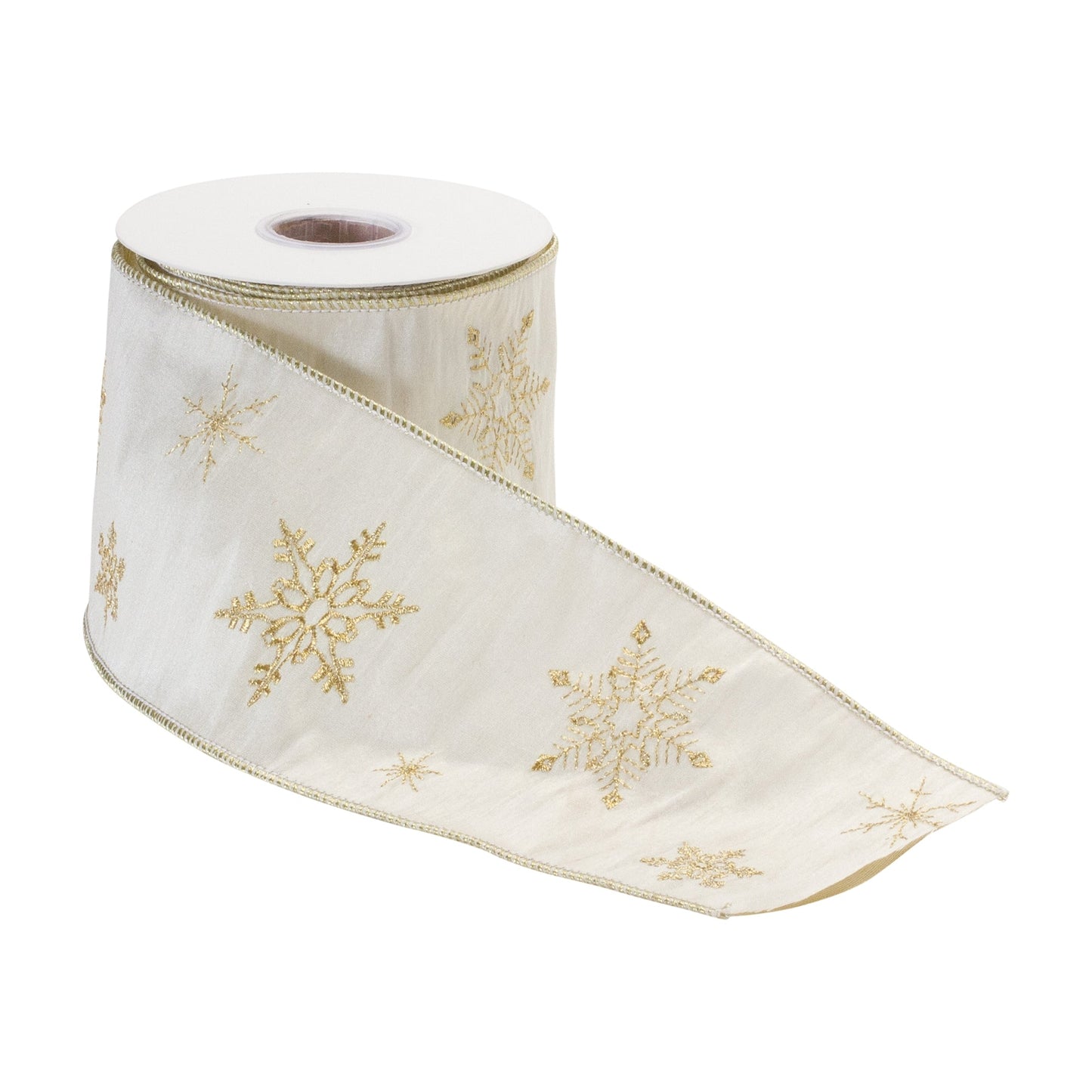 Wired Polyester Ribbon 4" x 5 yds. (Set of 2)
