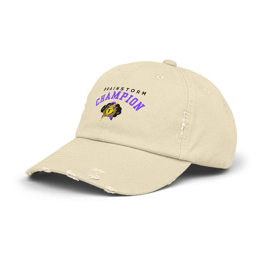 Brainstorm Champion Distressed Cap – Vintage Neurostrong Hat
