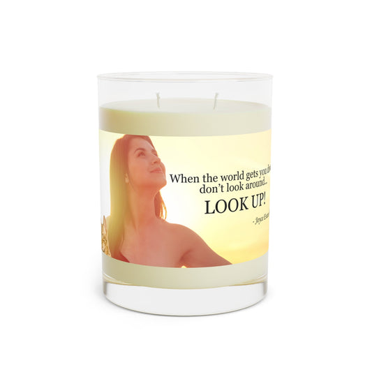 Look Up Candle | Inspirational Quote Soy Candle