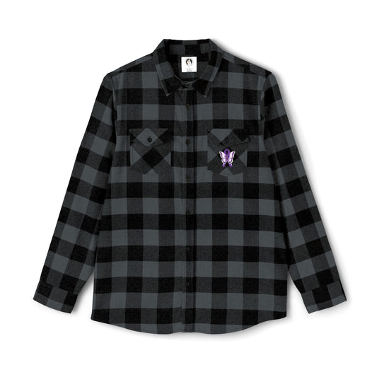 Epilepsy Butterfly Unisex Flannel Shirt