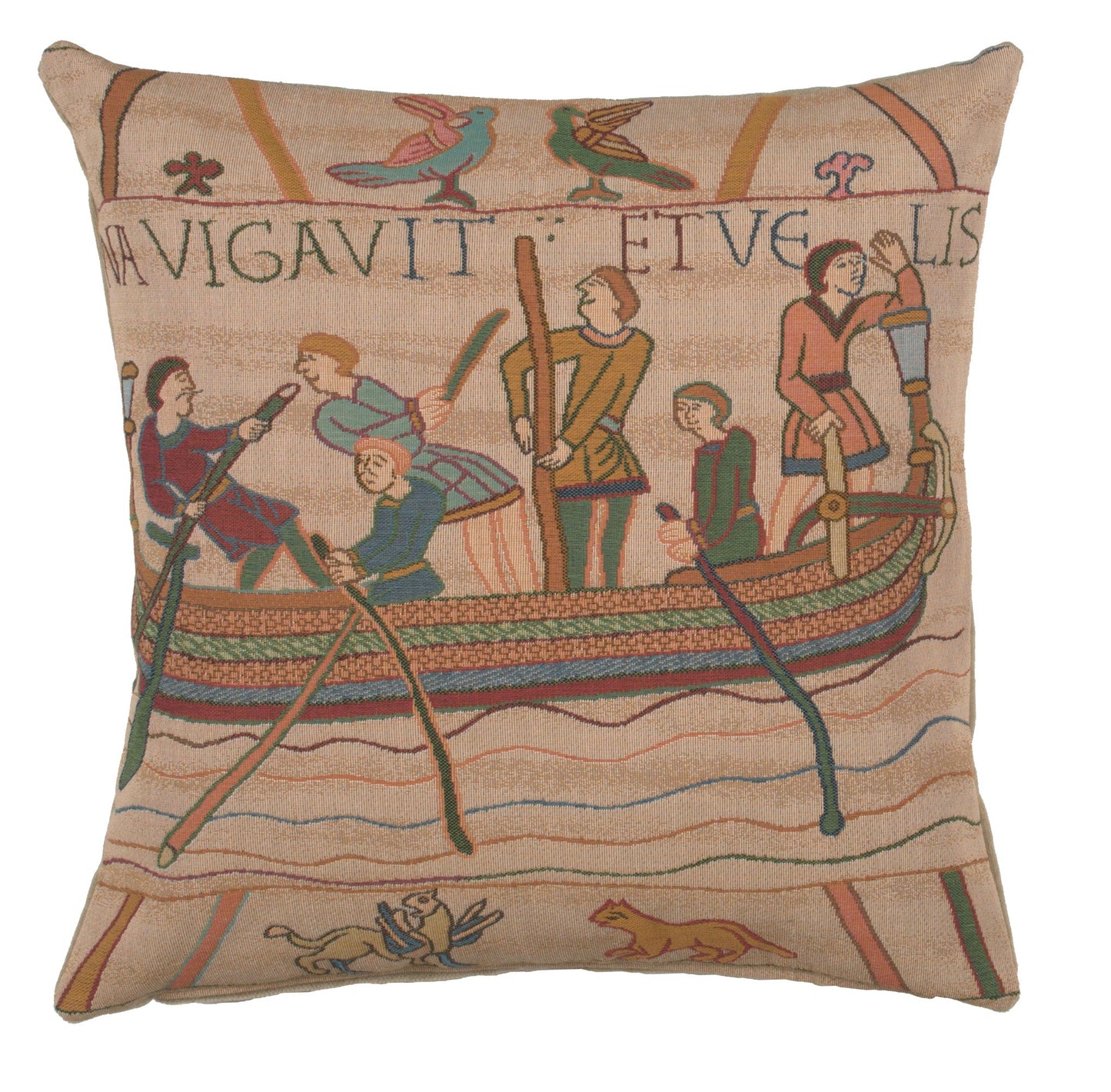 Bayeux L'Embarquement French Cushion