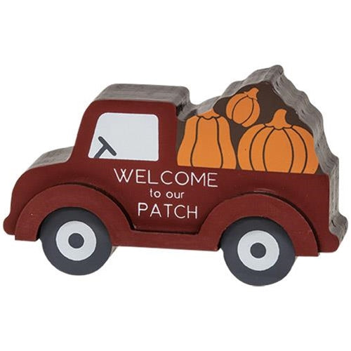 Pumpkin Patch Truck Chunky Sitter (Pack of 4)