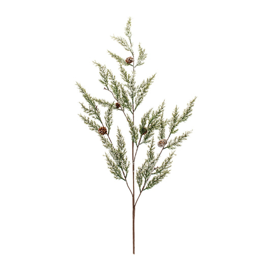 Icy Pine Spray with Pinecones (Set of 2)