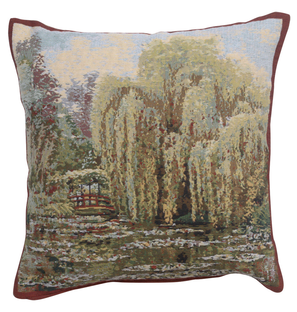 Bridge Monet's Garden European Cushion
