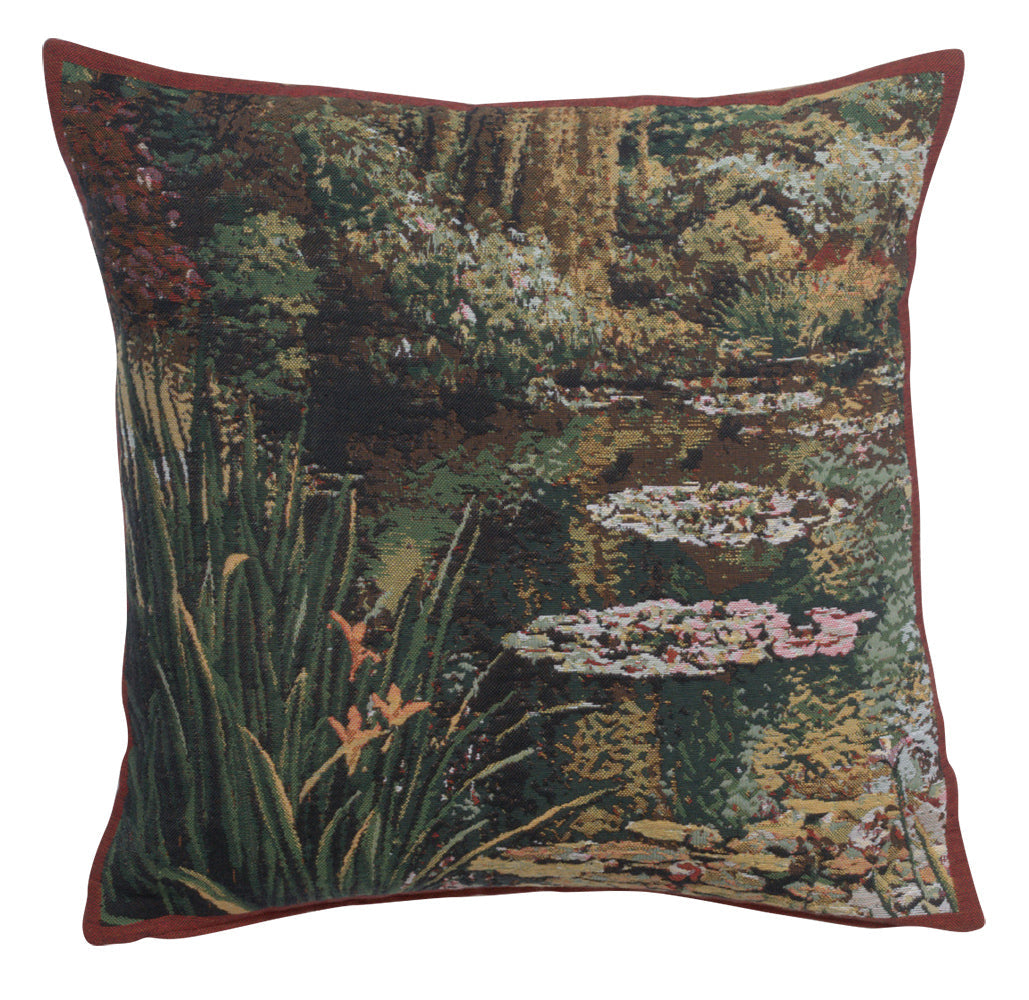 Greenery Monet's Garden European Cushion
