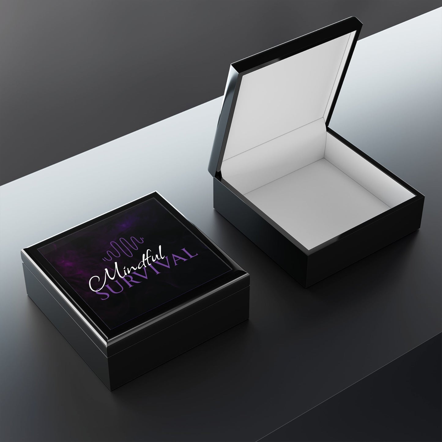 Mindful Survival Jewelry Box โ Black
