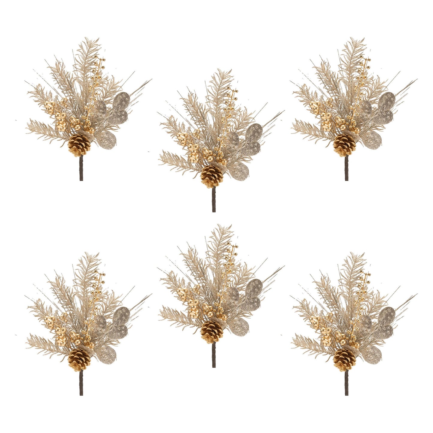 Mixed Pine Eucalyptus Spray (Set of 6)
