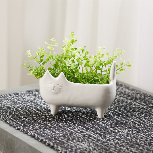 Ceramic Cat Planter (Set of 2)
