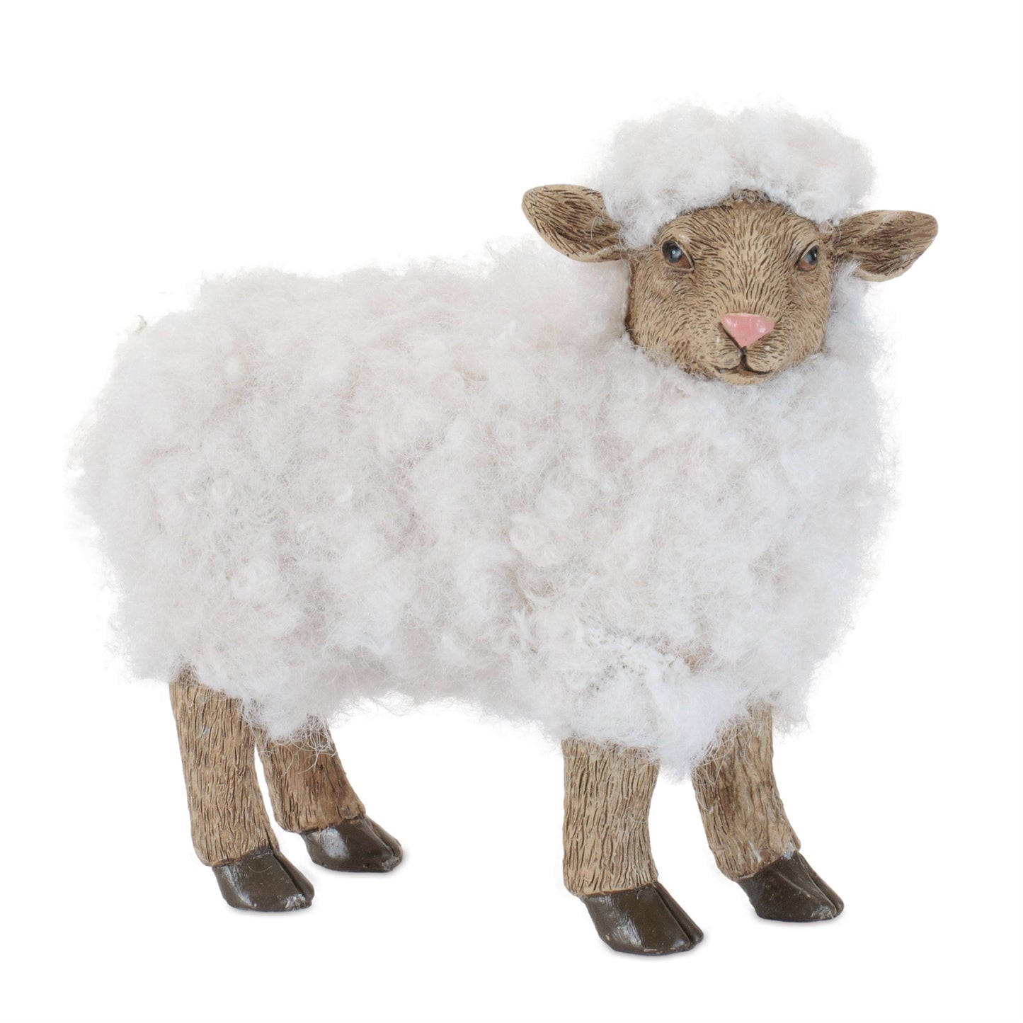 Furry Sheep Figurine (Set of 6)