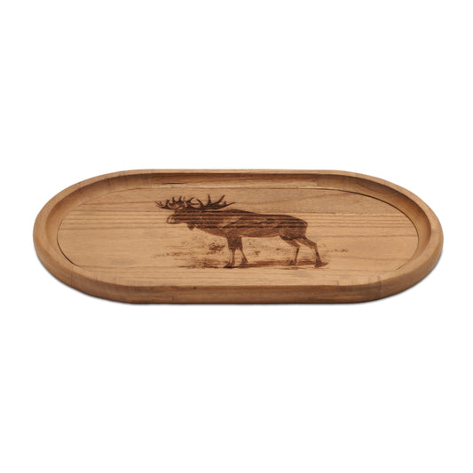 Woodland Moose Wood Trays (Set of 2)